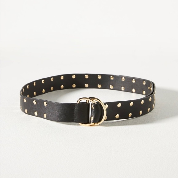 Anthropologie faux leather studded belt main image 7